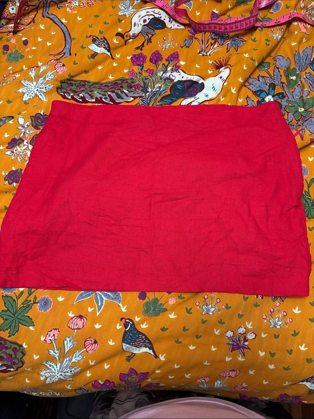 Abercrombie & Fitch Bright Red Mini Skort